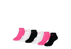 Nike Girls Low Cut Socks 6 Pairs - Pink
